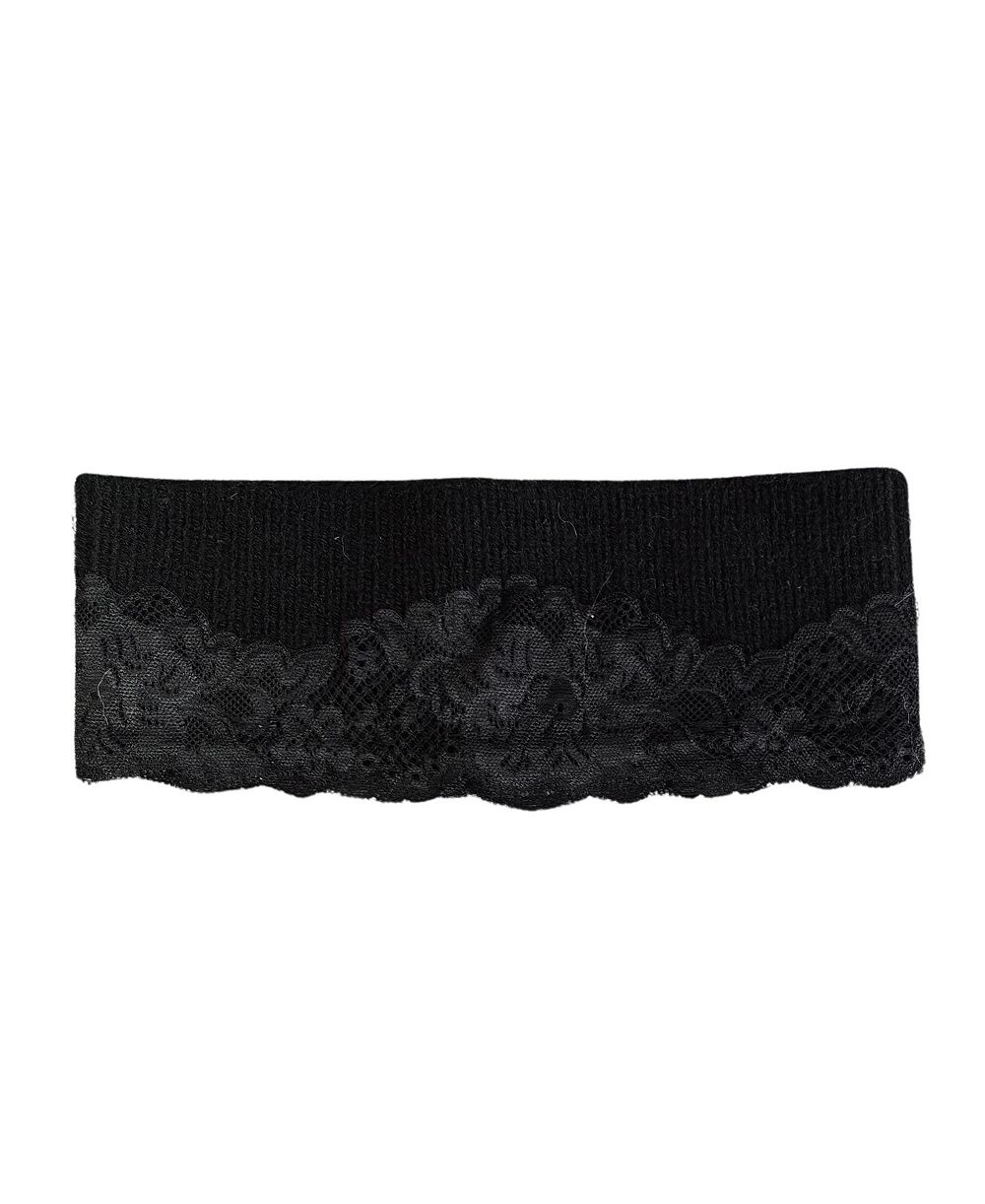Marcus Adler Lace Applique Knit Headband