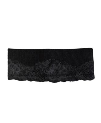 Marcus Adler Lace Applique Knit Headband