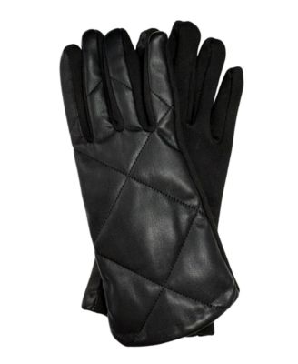Marcus Adler Cross Stitch Leather Gloves
