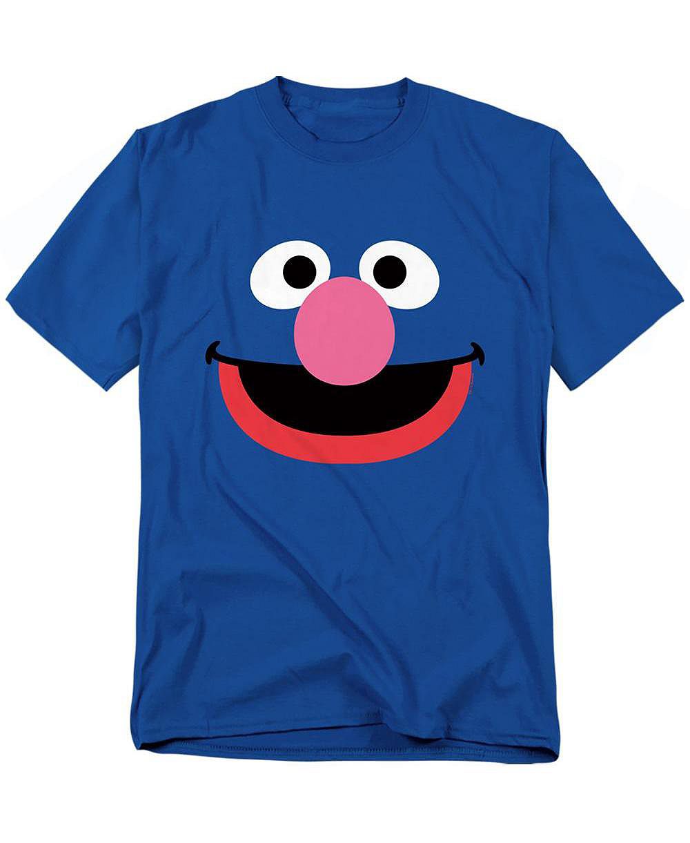 Sesame Street мужская футболка с лицом Гровера