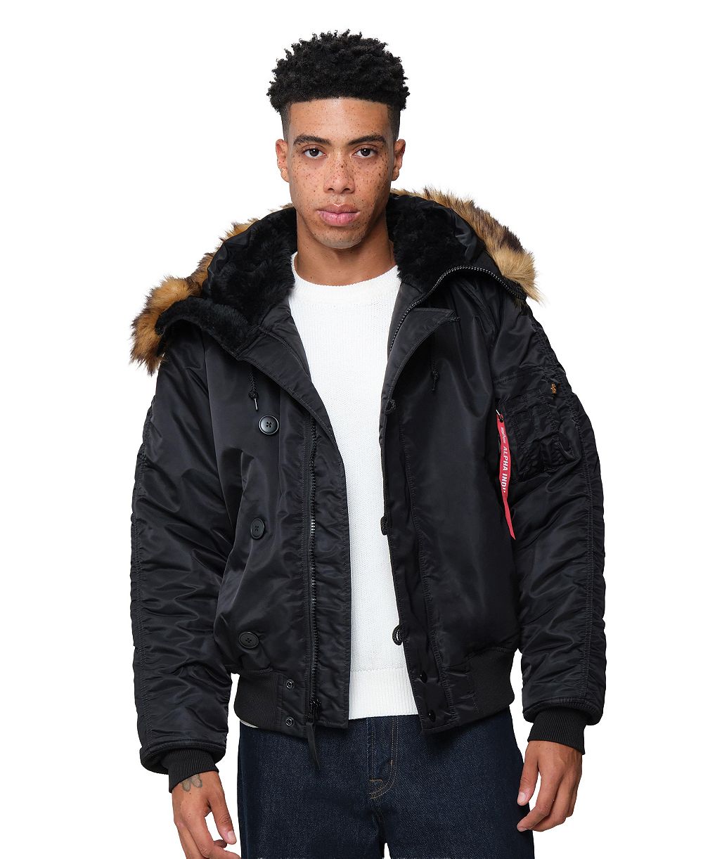 Мужская парка alpha industries n-2b heritage fit