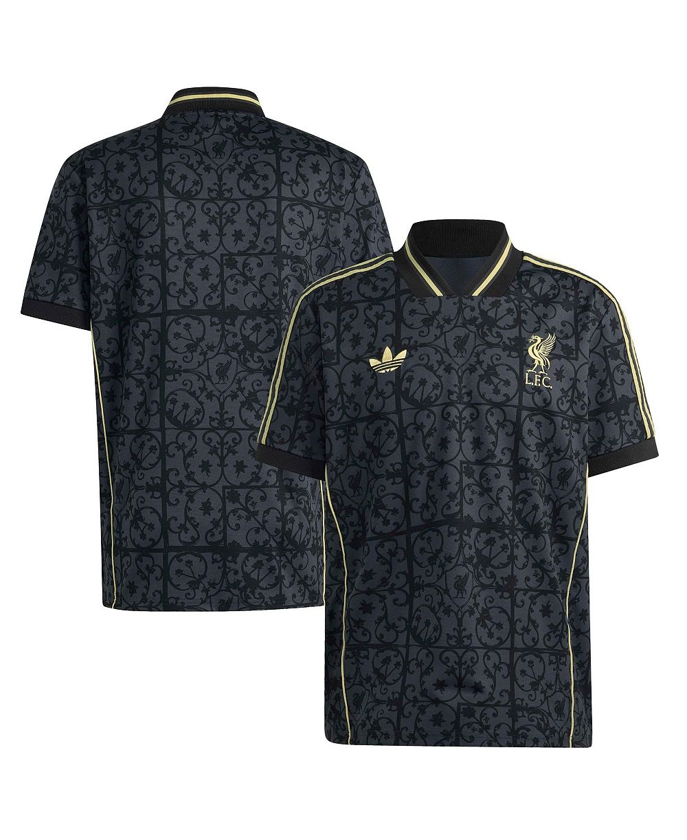 adidas Men's and Women's Liverpool Lifestyler Short-Sleeve V-Neck Jersey