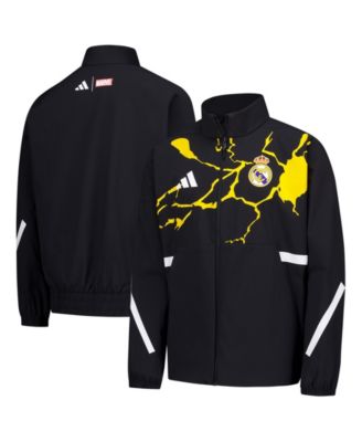 adidas Boys' and Girls' Avengers Z.N.E. Real Madrid Full-Zip Hooded Mock Neck Jacket