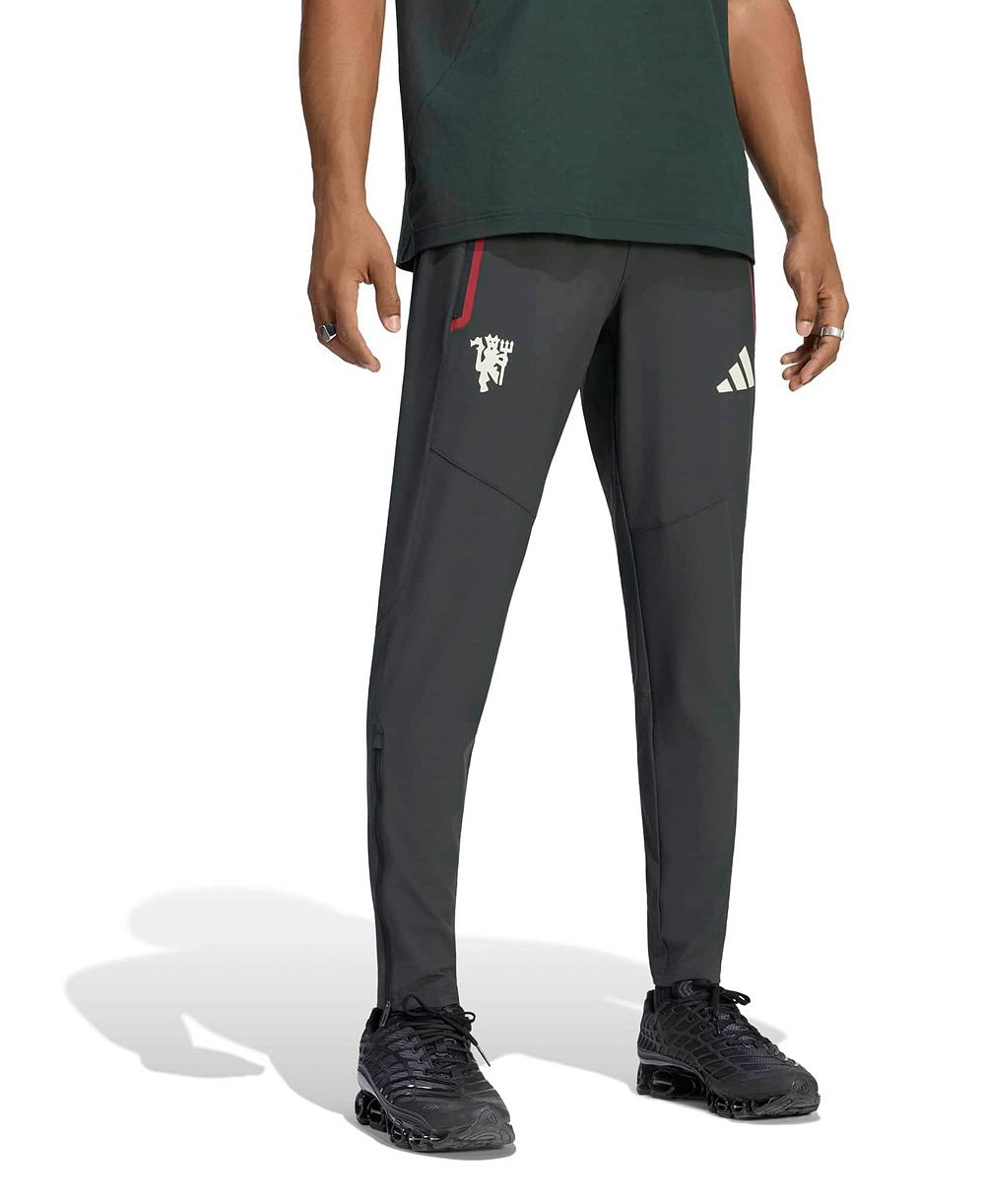 adidas Men's Manchester United Tiro Tech Tapered Leg Pants