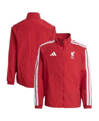 adidas Boys' and Girls' Liverpool Anthem Full-Zip Mock Neck Jacket