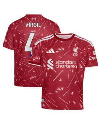 Мужская/детская футболка Adidas Liverpool FC Virgil Van Dijk 2026/27 Home Authentic Slim-Fit