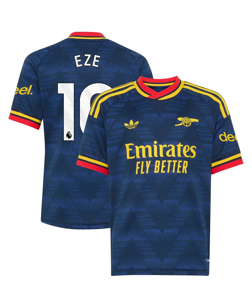 Adidas Boys' and Girls' Arsenal Eberechi Eze 2026/27 Away Replica Jacquard Jersey