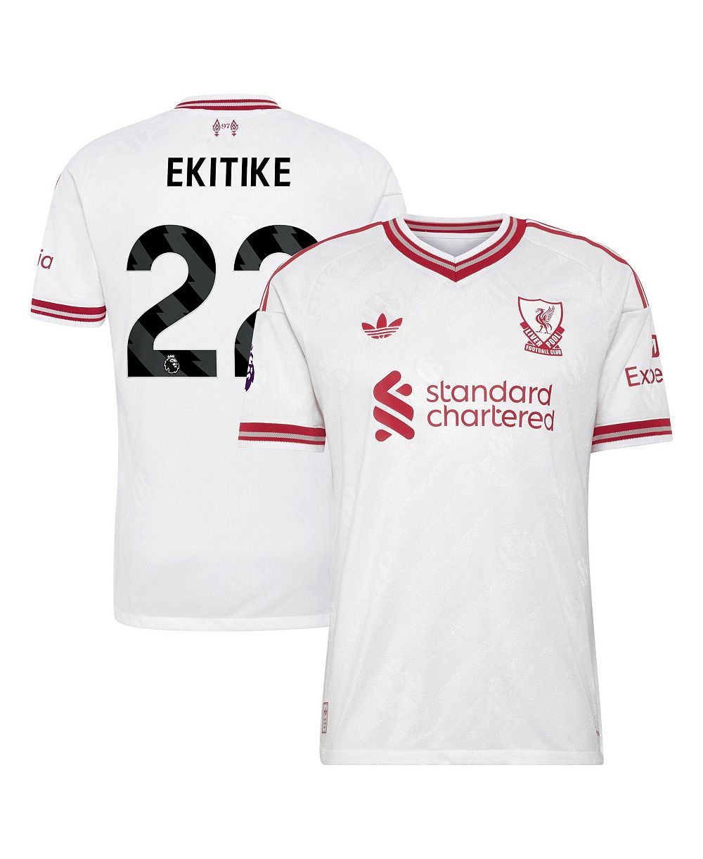 Мужская игровая футболка Adidas Liverpool Хьюго Экитеке 2026/27, аутсайдер