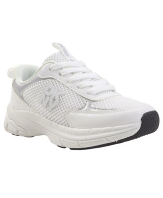 DKNY Boys' and Girls' Sammie Low-Top Athletic Mesh Sneakers