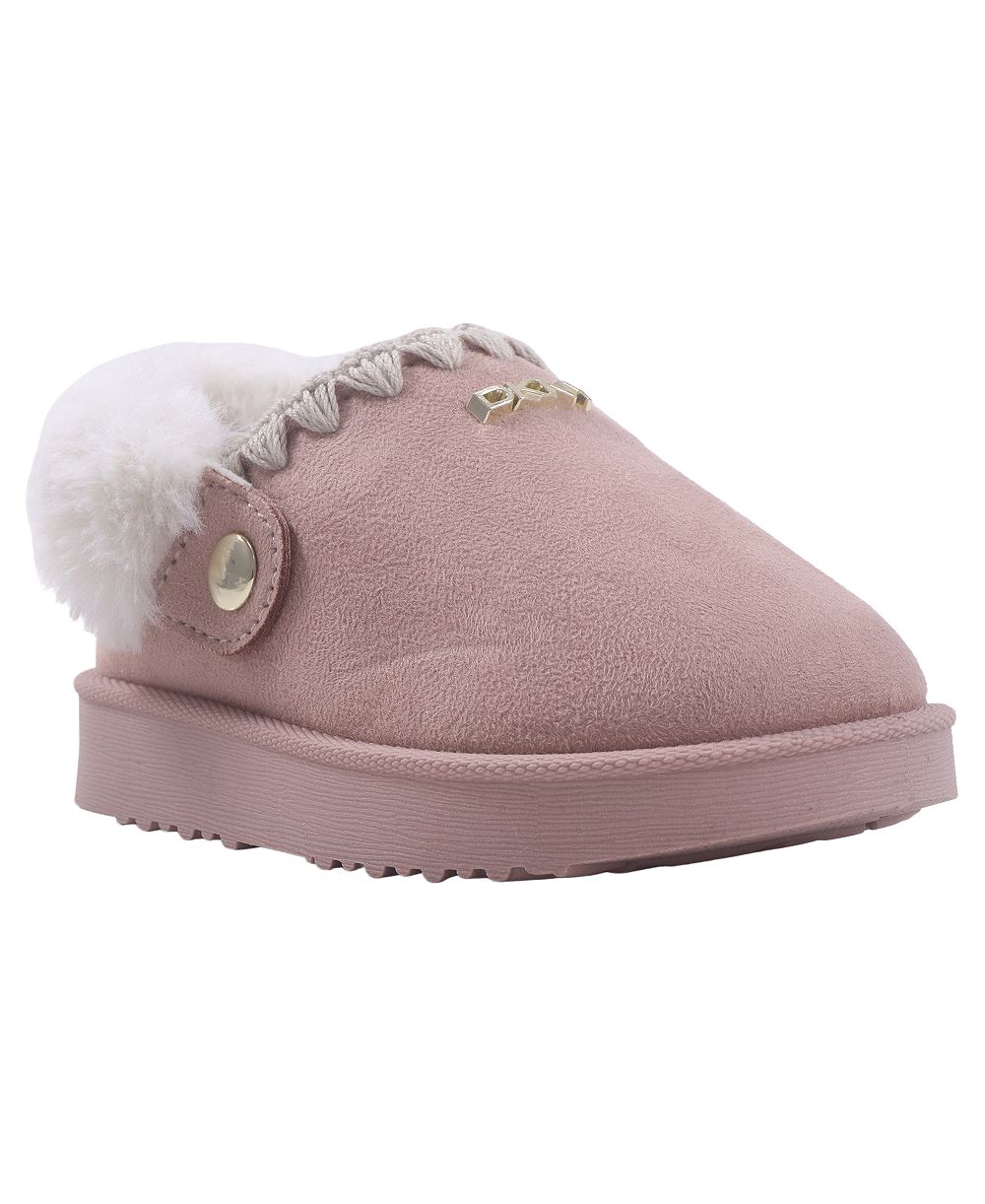 Малышковые туфли DKNY Nevi Furstiches с воротником из искусственного меха