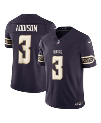 Nike Men's Jordan Addison Purple Minnesota Vikings 2026 Rivalries Collection Vapor F.U.S.E Stitched Limited Jersey