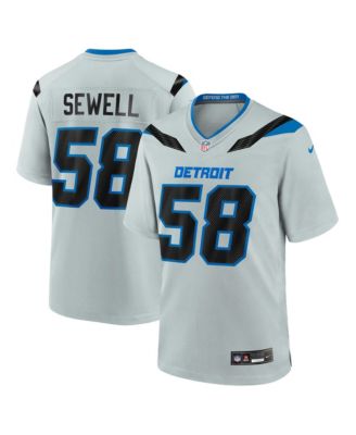 Nike Men's Penei Sewell Silver Detroit Lions 2026 Rivalries Collection Game Jersey