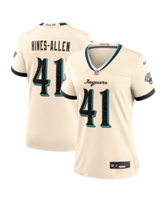 Nike Women's Josh Hines-Allen Natural Jacksonville Jaguars 2026 Rivalries Collection Game Jersey
