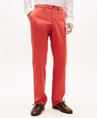 Мужские брюки Tommy Hilfiger Slim-Straight Fit из стрейч-чинос