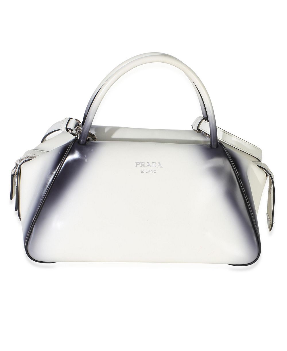 Pre-Owned Prada Средняя сумка Supernova из белой кожи Sfumato Spazzolato