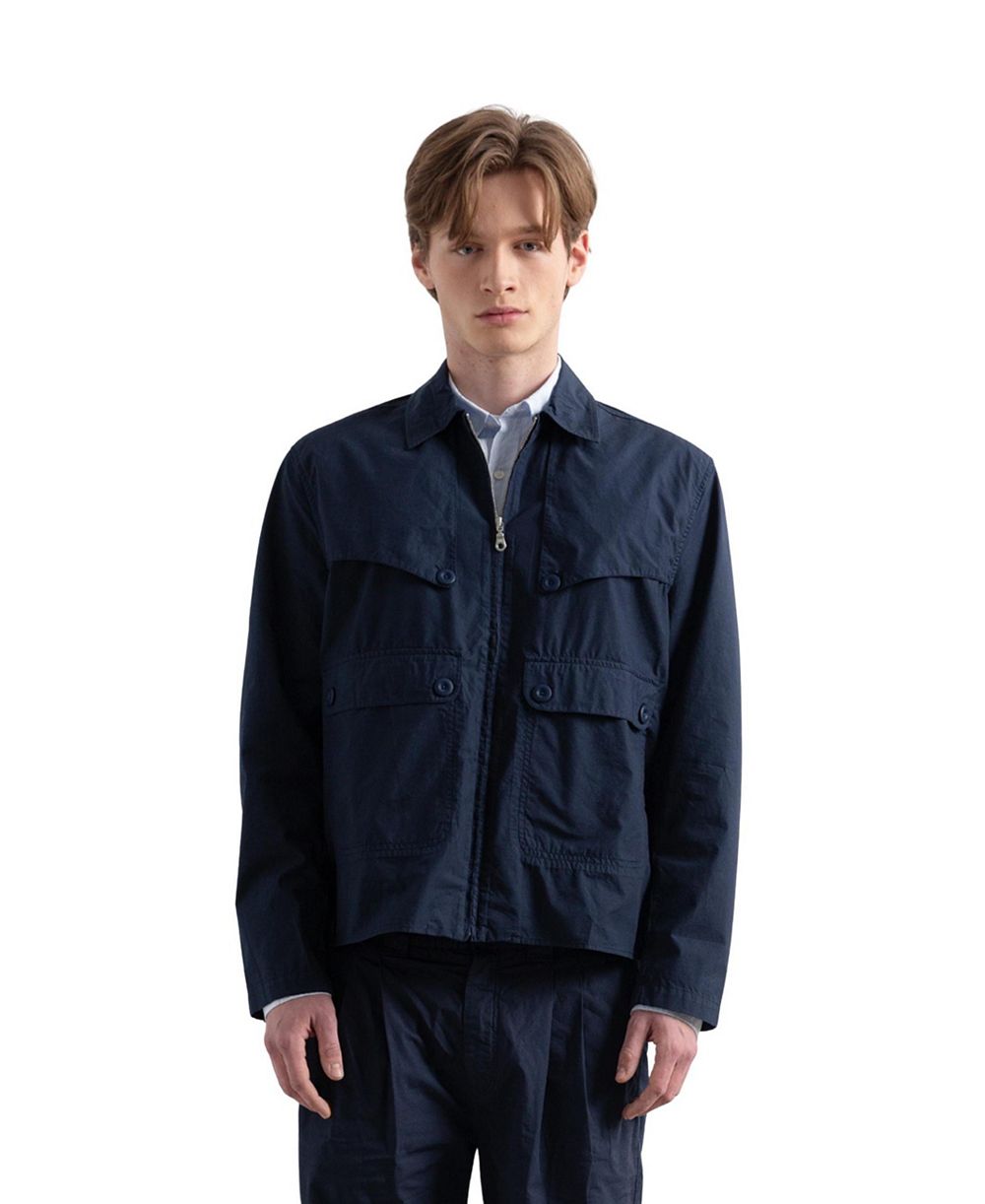 Edmmond Studios Men's Long Sleeve Utility Zip Jacket
