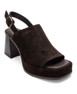 Brown suede