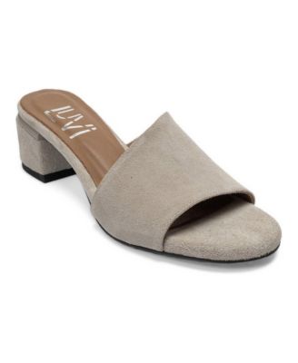 Beige suede
