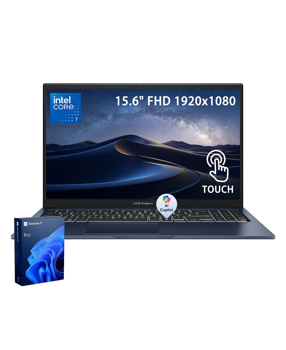 ASUS Ноутбук Vivobook 15 с сенсорным экраном 15.6", Intel Core 7 350, 32 ГБ ОЗУ