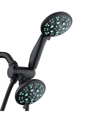 Matte black coral green