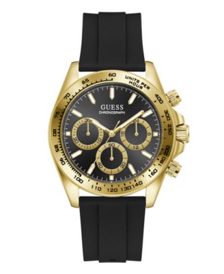 Мужские наручные часы GUESS с кварцевым механизмом, черный Stainless Steel, 42 мм