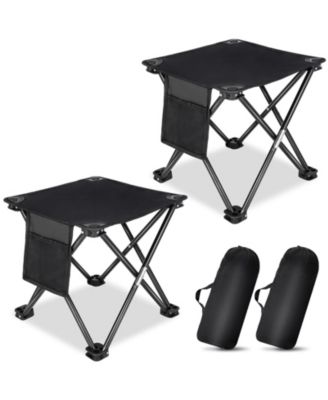 AOFAR Folding Camping Stool Portable Outdoor Chair Fishing BBQ Hiking Beach Travel Carry Bag