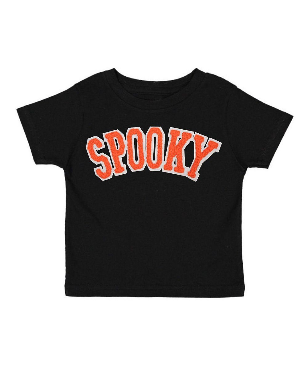 Sweet Wink Toddler Boys 2T to 4T  Boys Spooky  Patch Halloween Short Sleeve T-Shirt