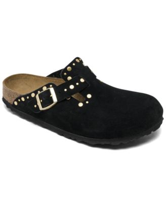 Birkenstock женские кроксы из замши Boston с заклепками от Finish Line
