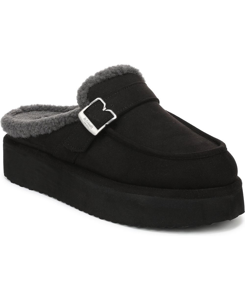 Dr. Scholl's Women's Chill Cozy Platform Faux Shearling-Lined Mule Clogs