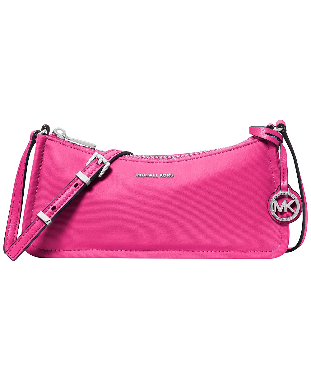 Сумка MICHAEL Michael Kors Zadie из нейлона, кросс-боди, маленькая, восток-запад