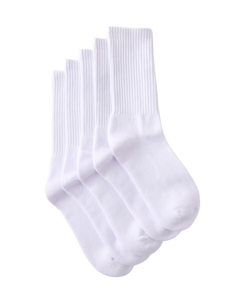 COTTON ON мужские носки Essential Cotton-Blend Terry Knit Footbed Crew, 5 шт