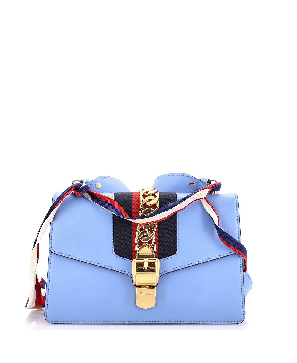 Pre-Owned Gucci маленькая сумка Sylvie из кожи