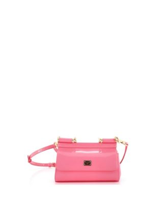 Pre-Owned Dolce and Gabbana Маленькая сумка East West Miss Sicily из лакированной кожи
