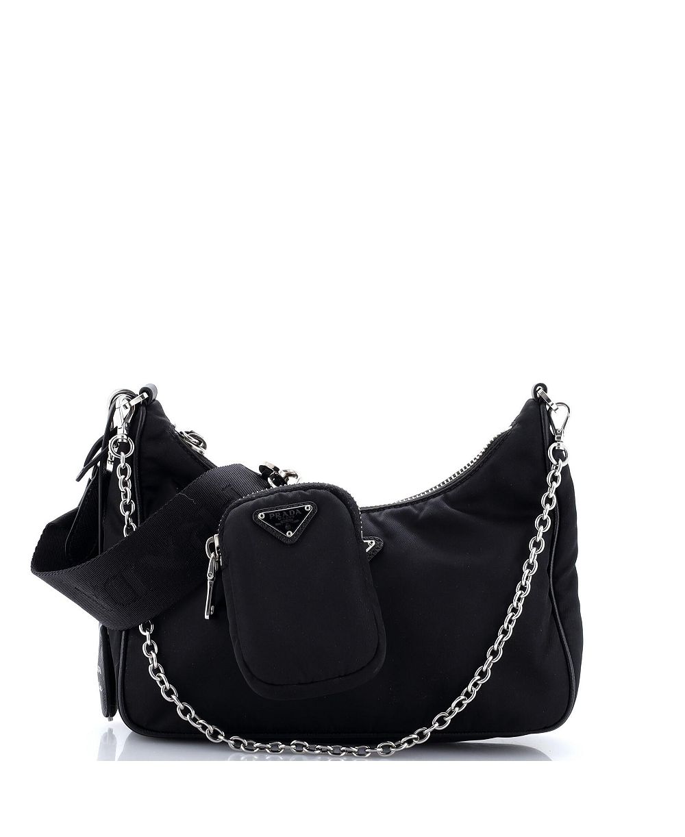 Pre-Owned Prada маленькая сумка через плечо Re-Edition 2005 из ткани Tessuto