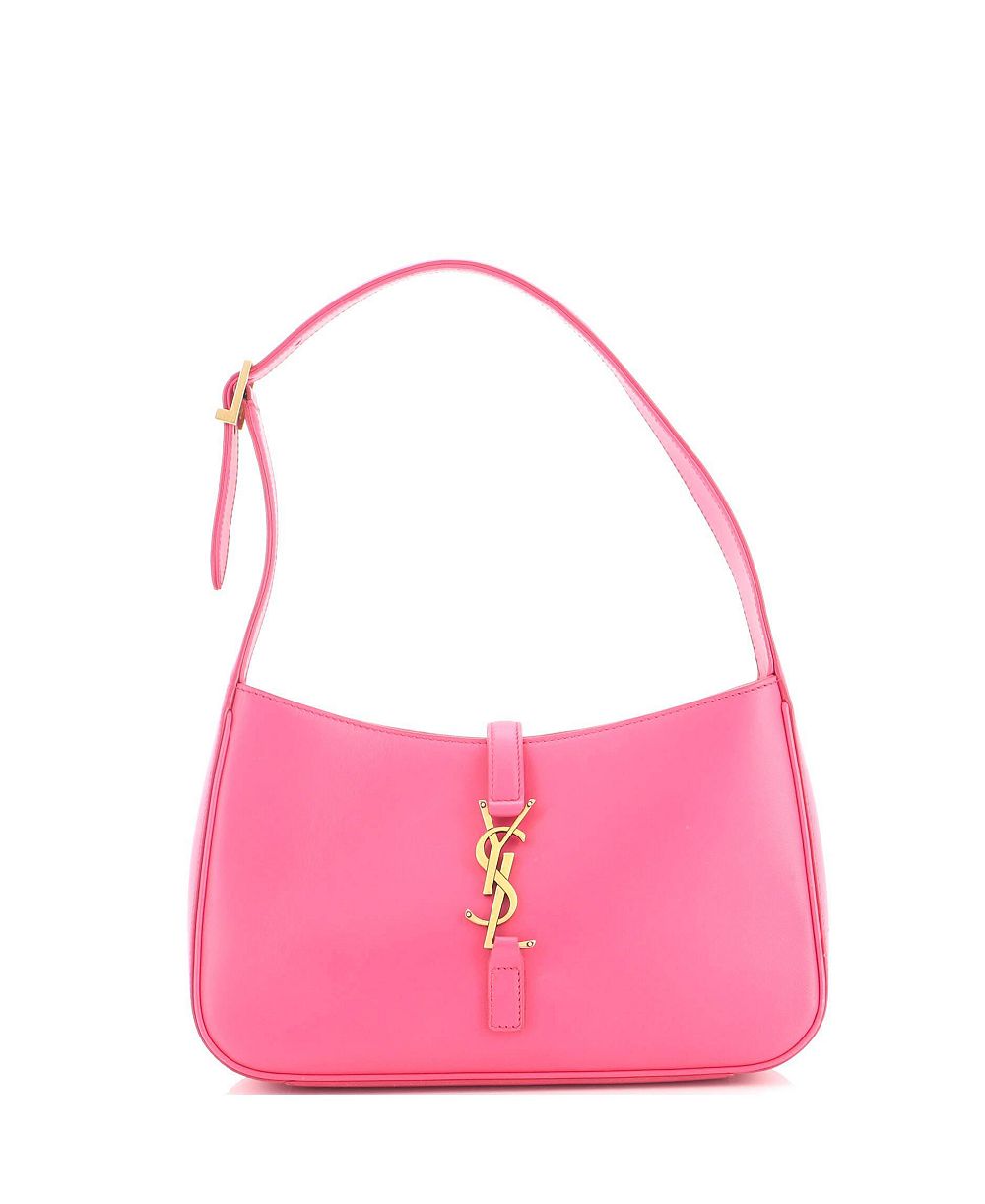 Pre-Owned Saint Laurent Small Le 5 a 7 Hobo Leather