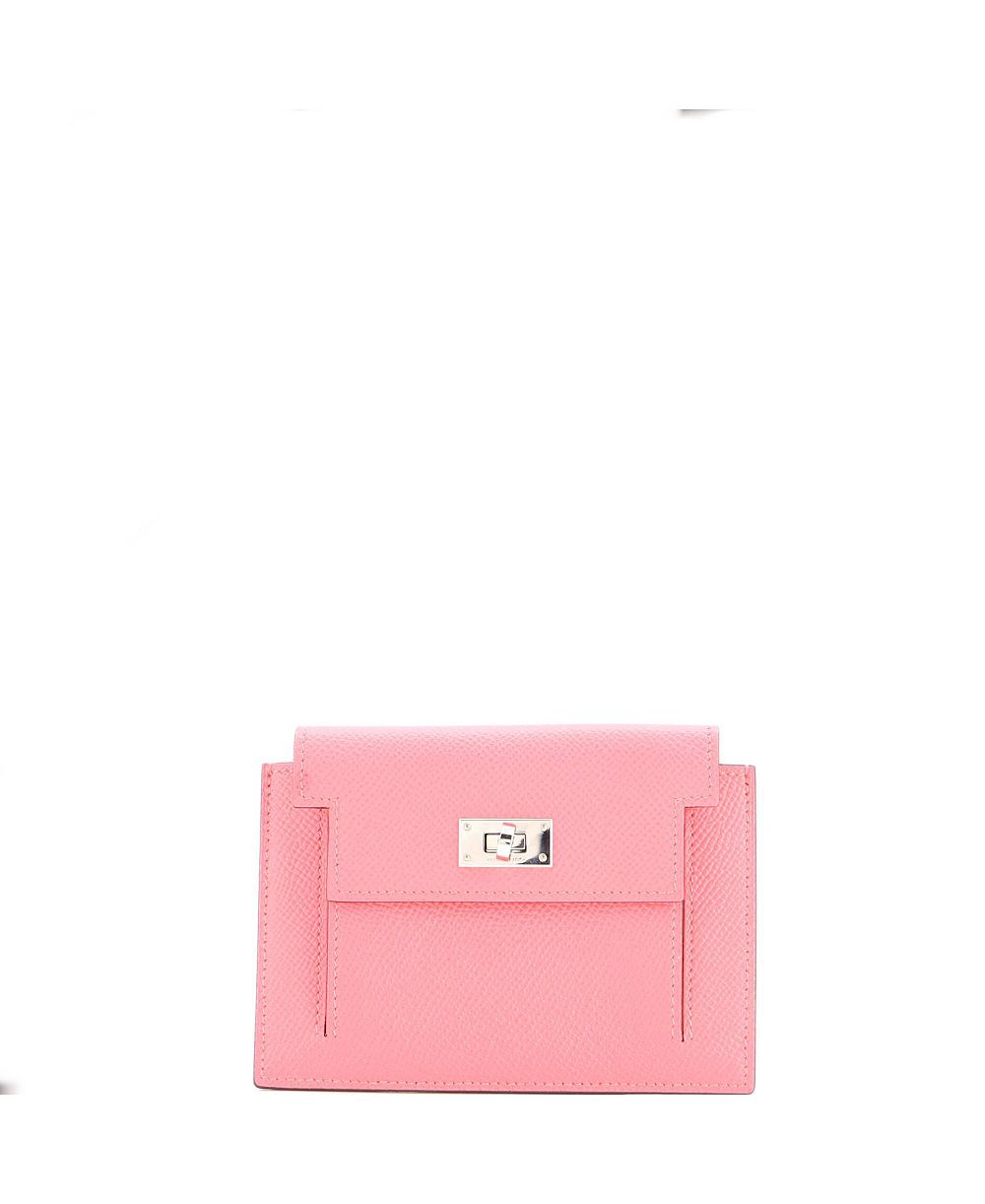 Pre-Owned Hermes компактный кошелек Kelly Pocket из кожи Epsom