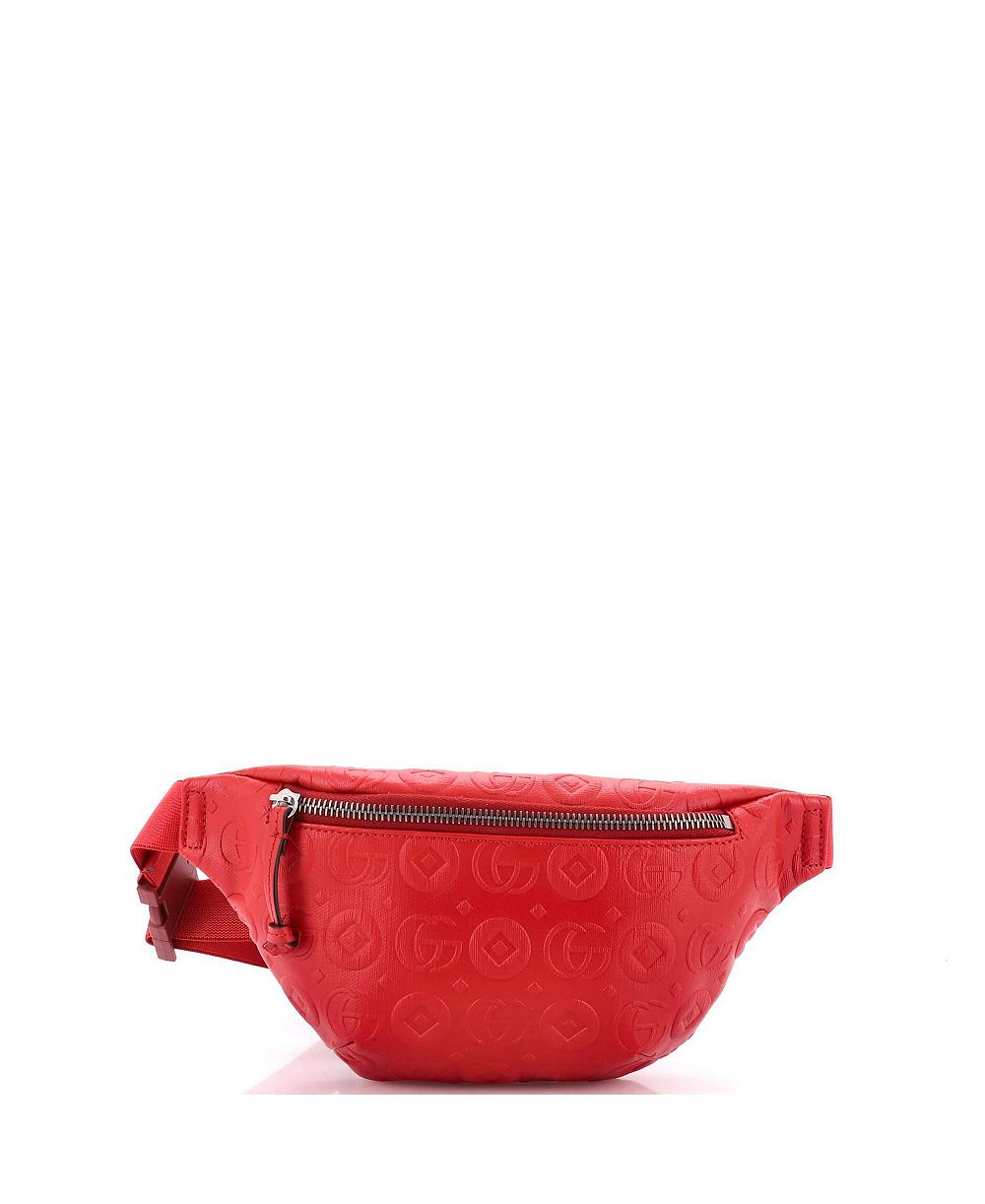 Pre-Owned Gucci Boys' and Girls' Embossed Leather Belt Bag