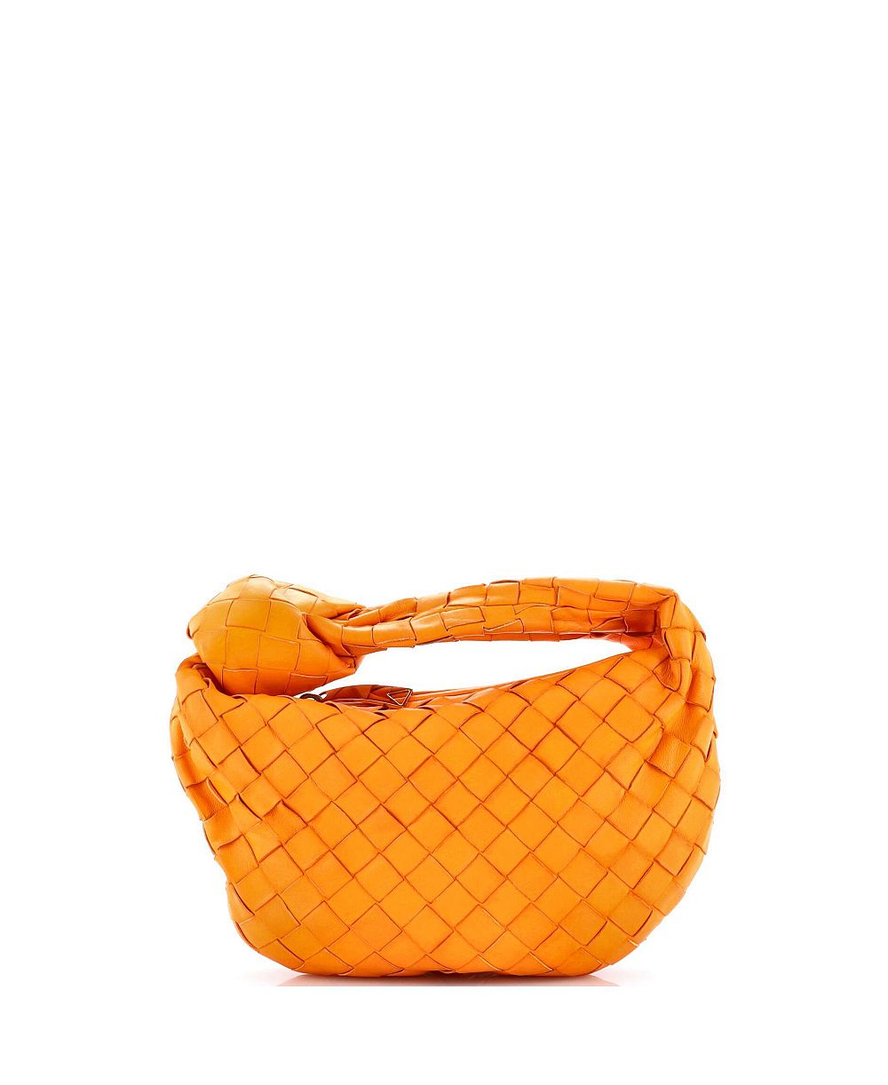 Pre-Owned Bottega Veneta маленькая сумка-хобо Mini BV Jodie из кожи Intrecciato Nappa