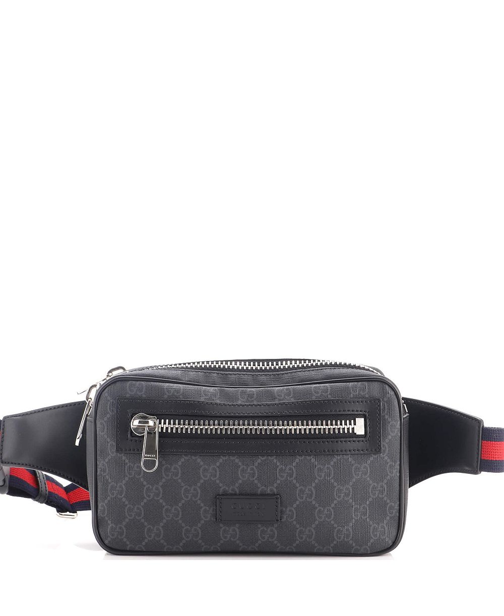 Сумка-ремень Gucci Soft Zip из ткани GG, Pre-Owned Gucci