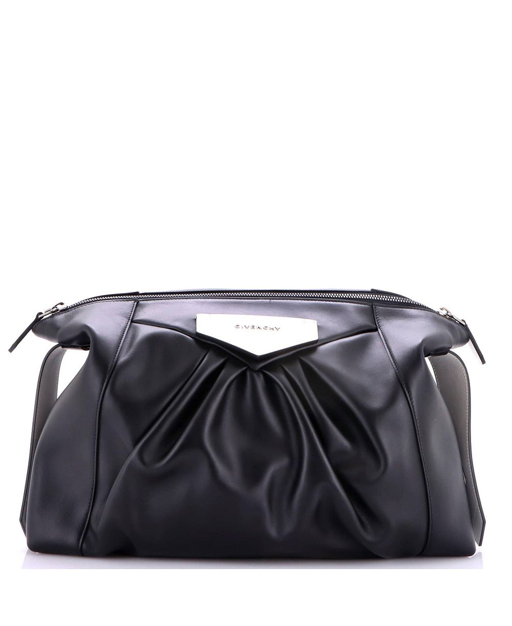 Б/у большая мягкая клатч-сумка Givenchy Antigona из кожи