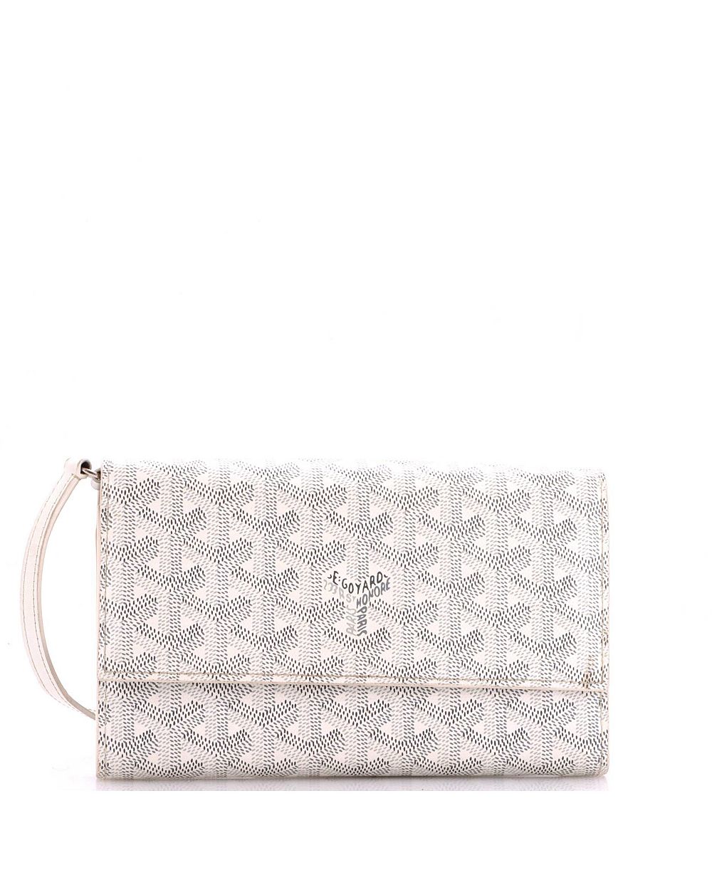 Pre-Owned Goyard Varenne Continental Wallet with Strap Coated Canvas