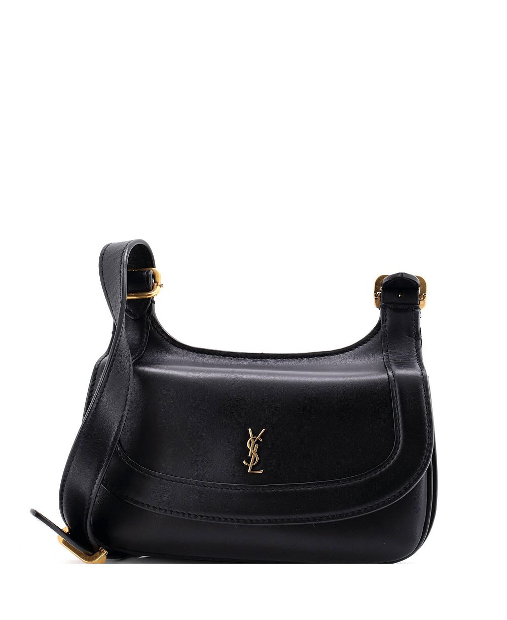 Б/у маленькая сумка через плечо Saint Laurent Charlie из кожи