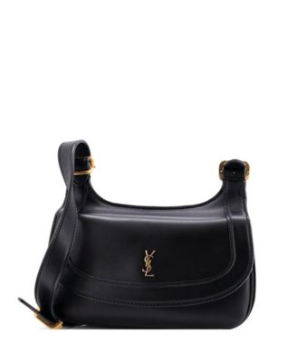 Б/у маленькая сумка через плечо Saint Laurent Charlie из кожи