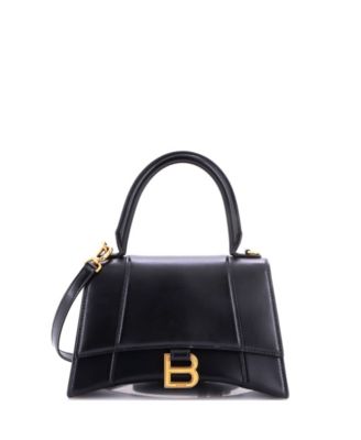 Кожаная сумка Balenciaga Small Hourglass Top Handle (б/у)