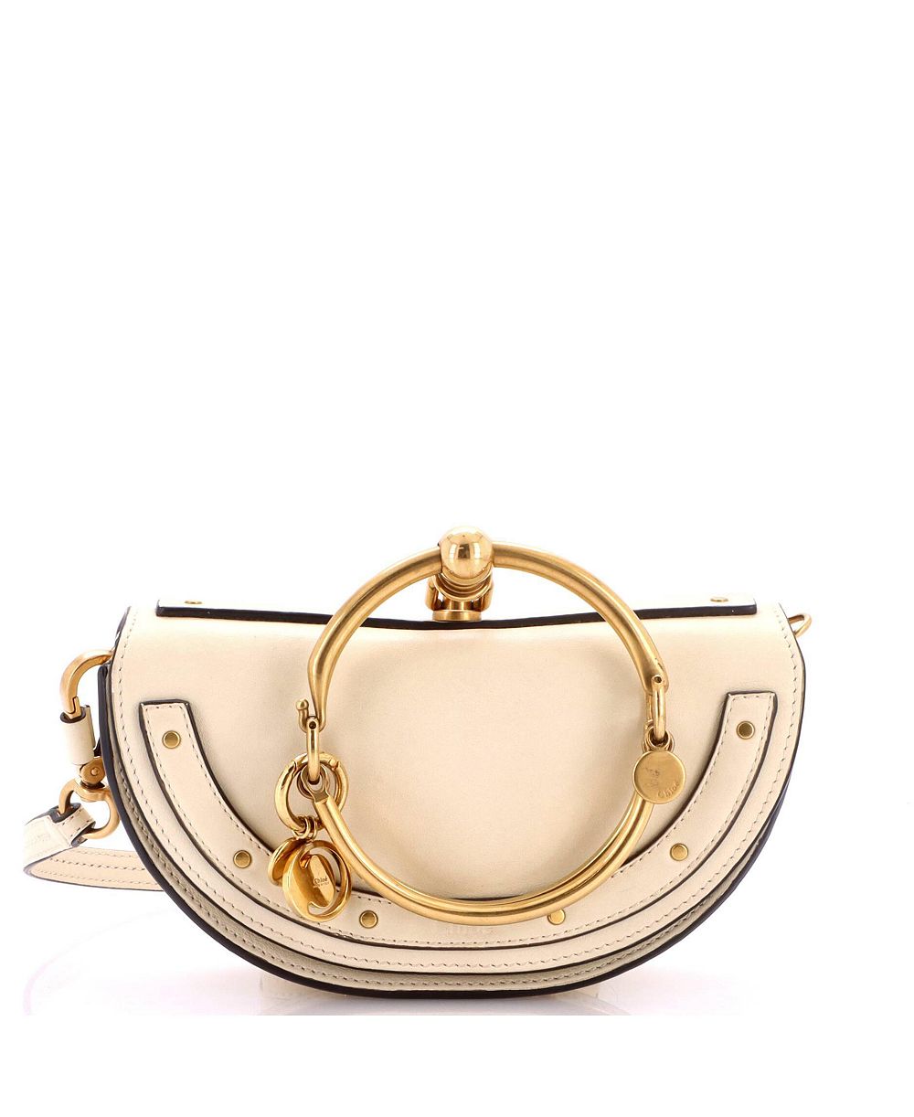 Б/у сумка-кроссбоди Chloe Mini Nile из кожи