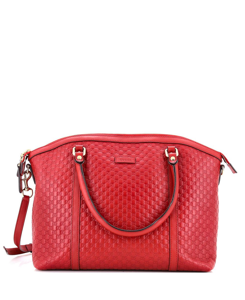 Pre-Owned Gucci средняя сумка-саквояж Britt конвертируемая Microguccissima кожа