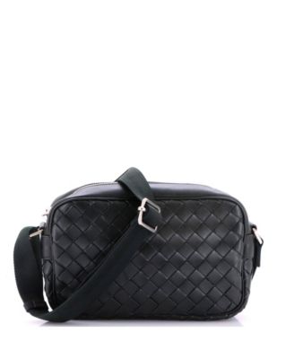 Маленькая сумка-камера Bottega Veneta Intrecciato Nappa с молнией (б/у)
