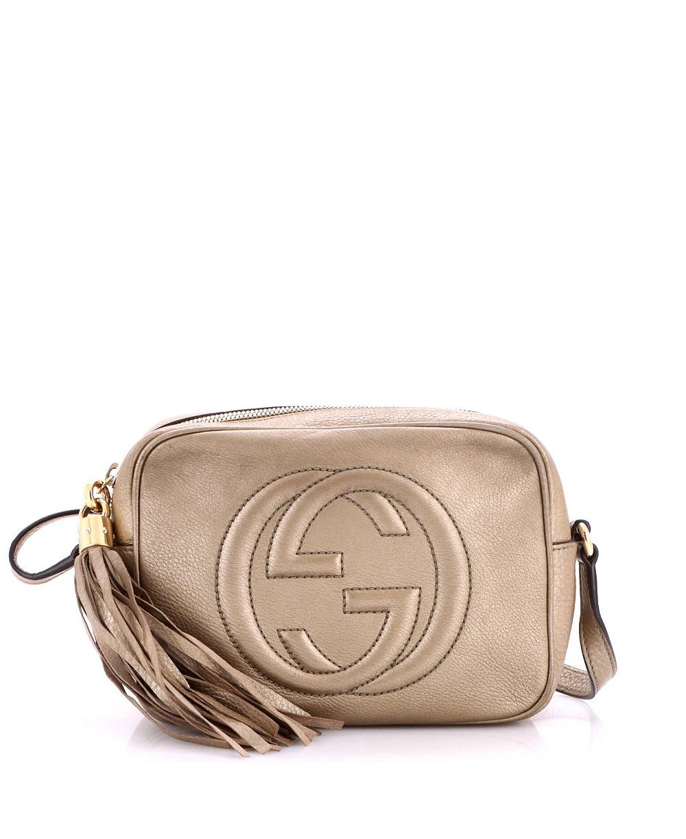 Pre-Owned Gucci Small Soho Disco Crossbody Bag Leather