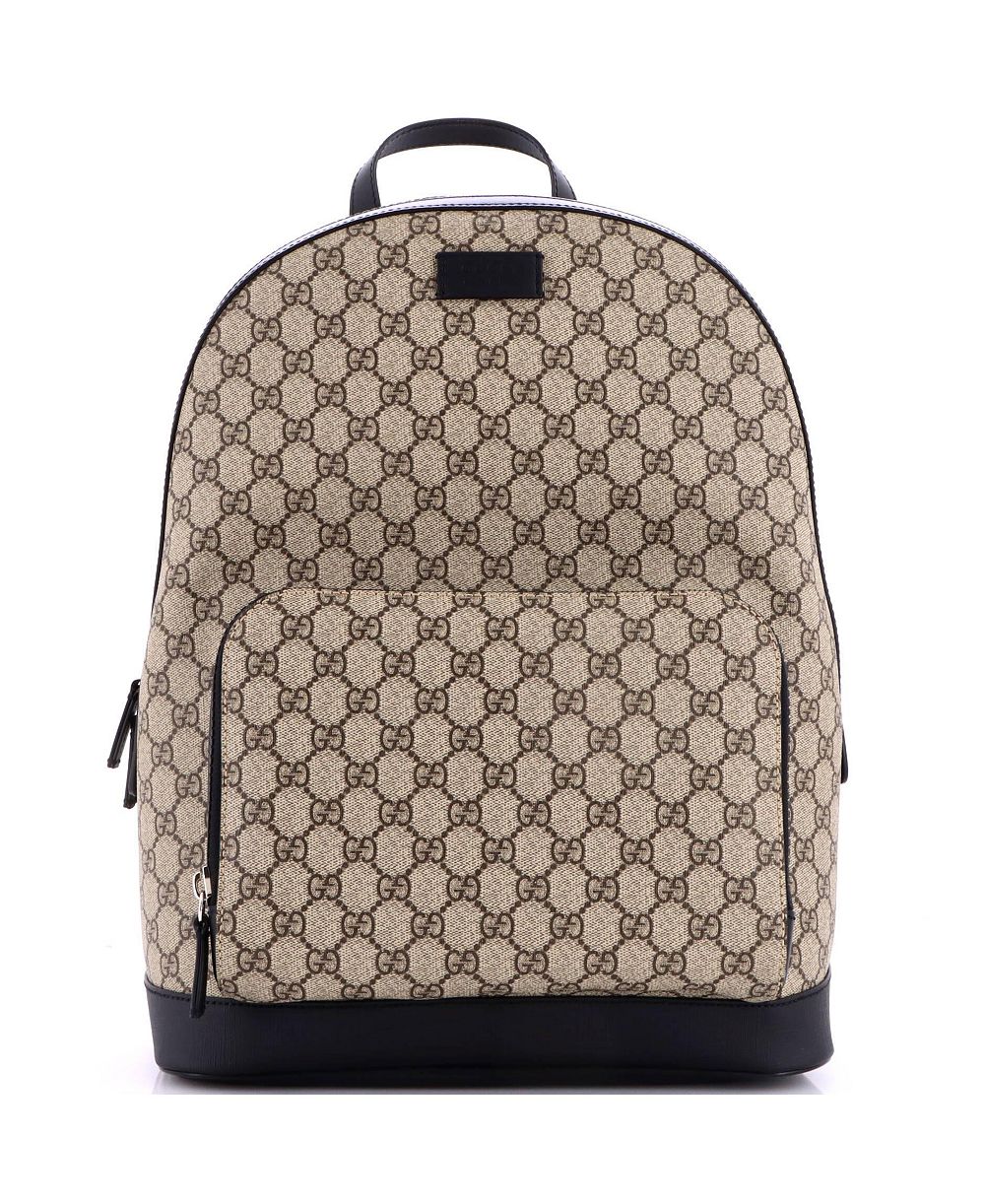 Pre-Owned Gucci Средний рюкзак с молнией GG покрытая ткань