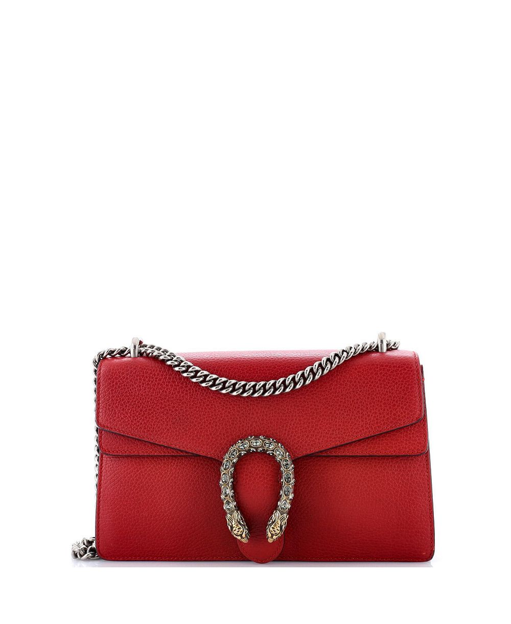 Б/у маленькая кожаная сумка gucci dionysus